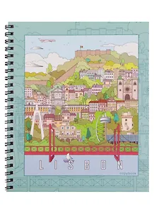 Тетрадь в клетку Unnika, "Путешествия (графика)", 48 листов, в ассортименте