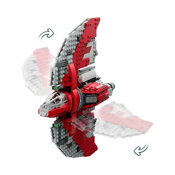 LEGO Star Wars: Джедайский шаттл T-6 Асоки Тано, 599 деталей (75362) 3126530 — 6