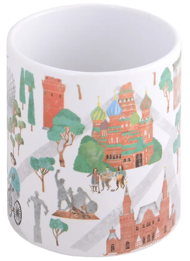 Кружка Карта Москвы (оформление 2) (керамика) (330мл) (Magniart) 2927198 — 3