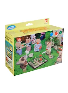 Игровой набор Огород (грядки овощи грабли) (012-06B) (Happy Family) (3+) (коробка)