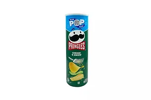 Картофельные чипсы PRINGLES Cheese&Onion (Сыр и Лук) (Европа), 165г 3098798