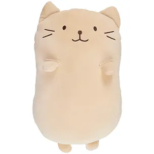 Мягкая игрушка Кот толстяк бежевый, (текстиль ) (40 см) 2693558