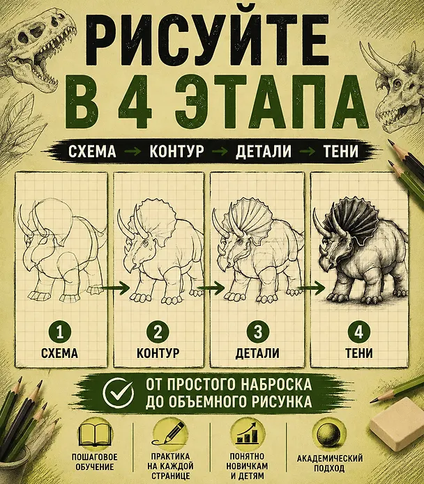 Книга Рисуем человека по точкам карандашом (Михаил Мастеров) — 6