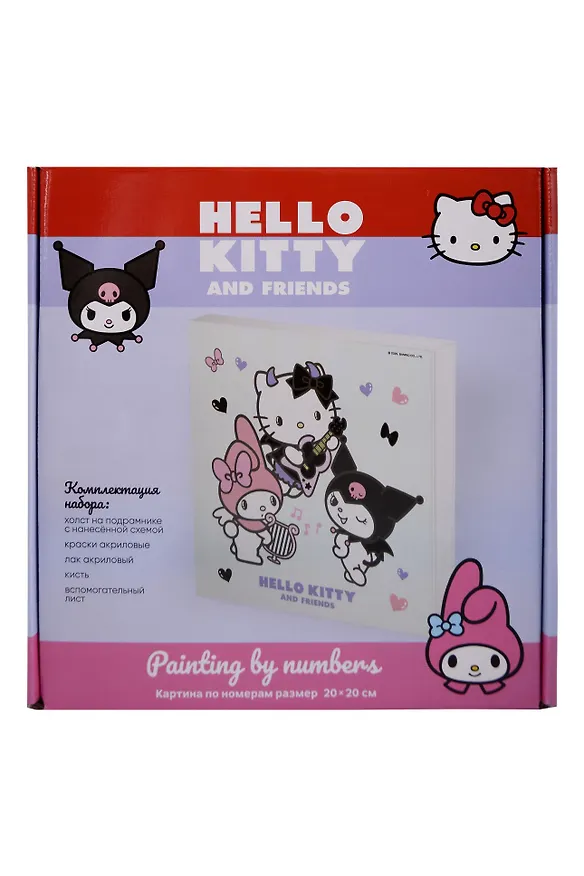 Картина по номерам Sanrio Angels & (20х20) 3111146 — 3