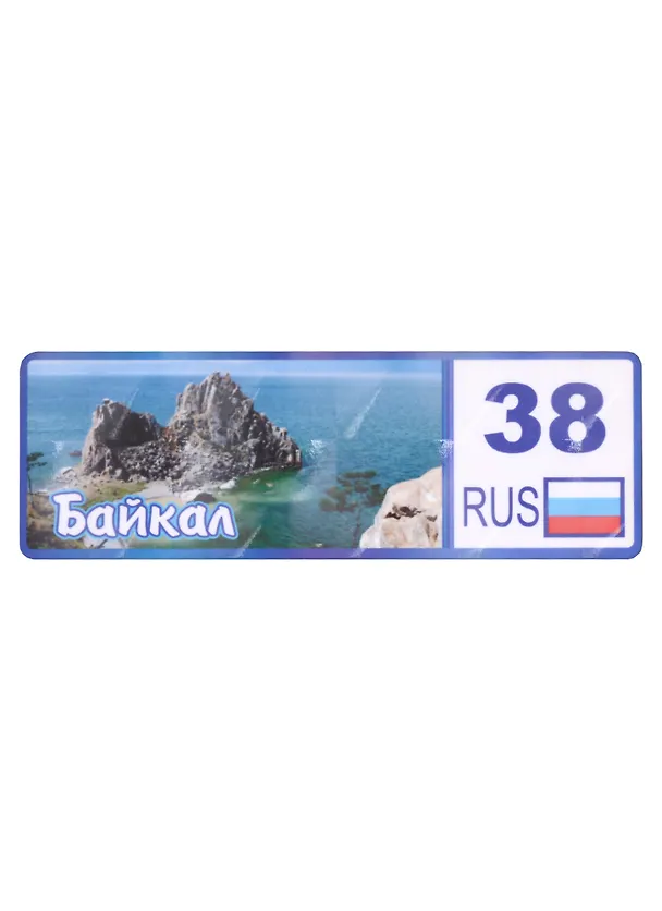 ГС Магнит Байкал Номер региона вид 2 (дерево)(11х4см) 2962735 — 1