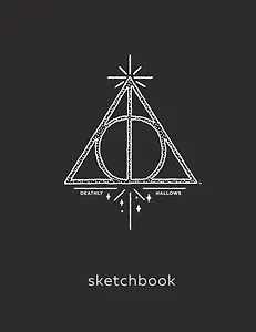 Скетчбук. Гарри Поттер. Дары Смерти (162х210 мм, на навивке, 40 л., плотность бумаги 160 гр.)