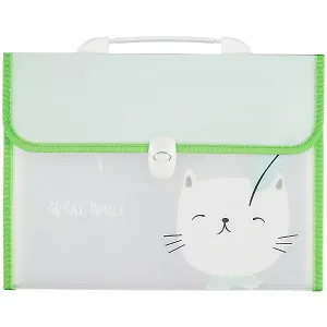 Портфель А4 12отд. "Cat family"