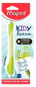 Ручка шариковая синяя "KIDY LEARN CHAMELEON" со стираемыми чернилами, с ластиком, с тренажером для постановки письма, 0,7мм, блист., Maped