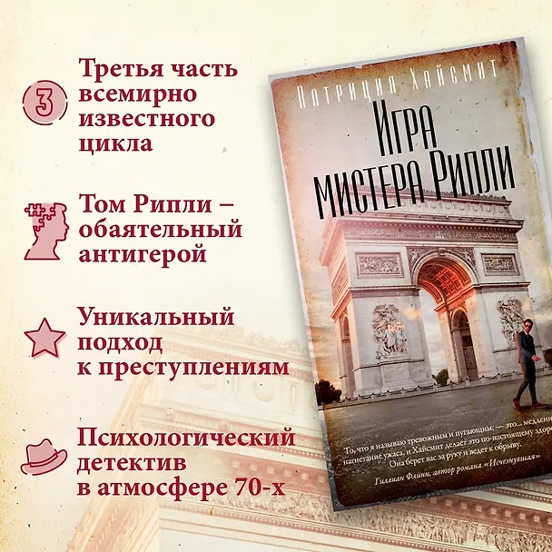 Книга Игра мистера Рипли (Патриция Хайсмит) — 6