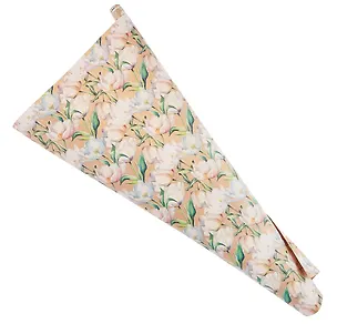 Бумага упаковочная 70*100см "Тюльпаны" крафт, инд.уп. 3081605