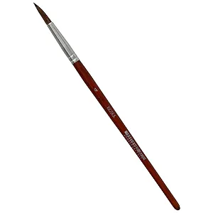 Кисть из волоса белки, круглая, № 4