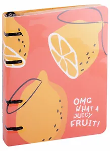 Тетрадь на кольцах в клетку Be Smart, "Fruits. Лимон", 120 листов