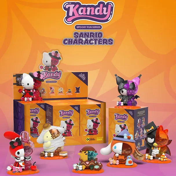 Коллекционная фигурка Mighty Jaxx Sanrio Spooky Fun Series в ассортименте (коробка) (11х8х8) (65517) 3141522 — 1
