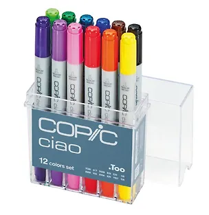 Набор маркеров Copic Ciao, 12 цветов 260005