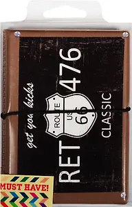 Автодокументы Номерной знак Ret 476 (черный)