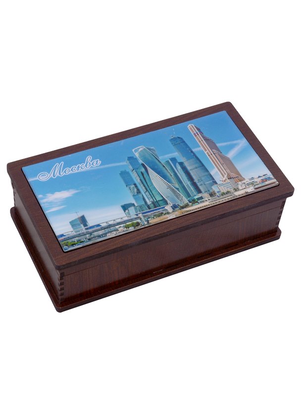 ГС Шкатулка-купюрница с заливкой смола Москва вид 4 (хдф) (175 x 95 x 50) 2937703 — 1