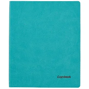 Тетрадь в клетку Феникс+, "Наппа бирюзовая", А4, 80 листов