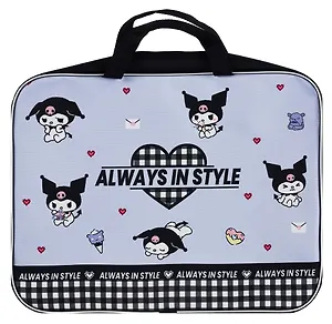 Папка-сумка А4 "Kuromi. На стиле" ткань