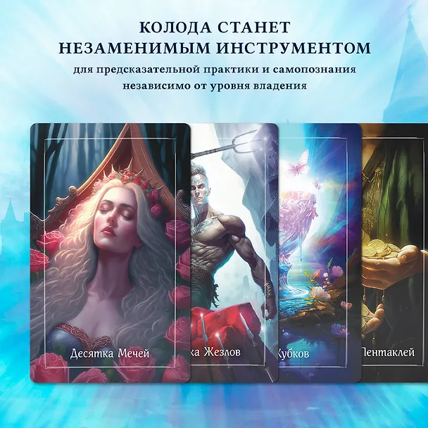 Книга Королевское Таро. 78 карт + руководство по QR-коду (Евгения Дени) — 10