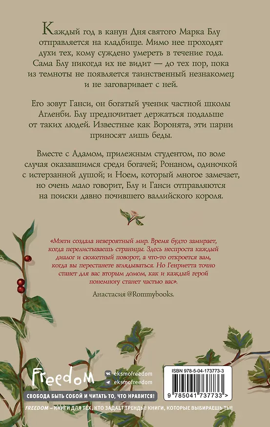 Книга Вороновый круг. Воронята (#1) (подарочное оформление) (Мэгги Стивотер) — 2