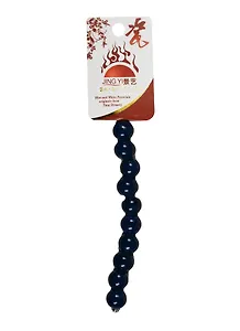 Набор для творчества Бусины керам. на силикон. нити 10шт 12мм, 10, моноцвет изумруд