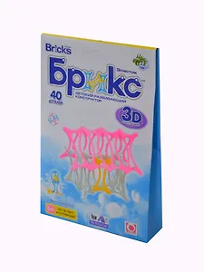 3D Конструктор 40 деталей, Брикс