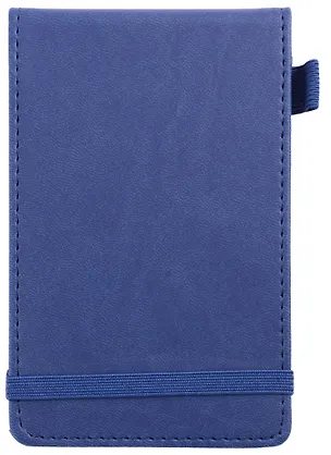 Записная книжка А6 50л лин. "Joy Note. Синий" иск.кожа, тонир.блок, скругл.углы, резинка, петля д/ручки, кармашки, инд.уп. 2947815