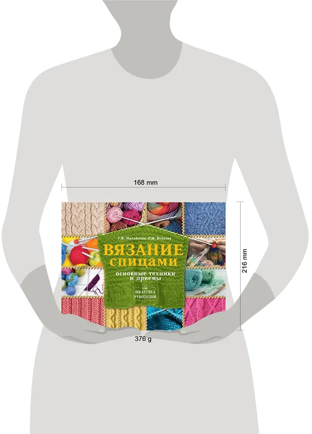 Книга ШкатулкаРукоделия Вязание спицами: основные техники и приемы (Елена Волкова) — 4