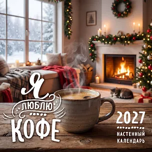 Я люблю кофе. Календарь настенный на 2027 год (300х300 мм) 3172906