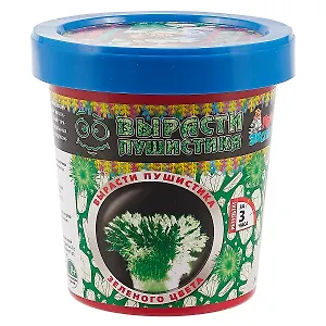 Набор для опытов, Серия Лучшие эксперименты Вырасти зеленого пушистика 120гр.