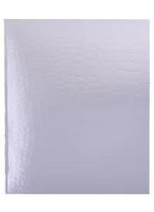 Тетрадь в клетку Hatber, "Metallic Croco Серебро", 48 листов