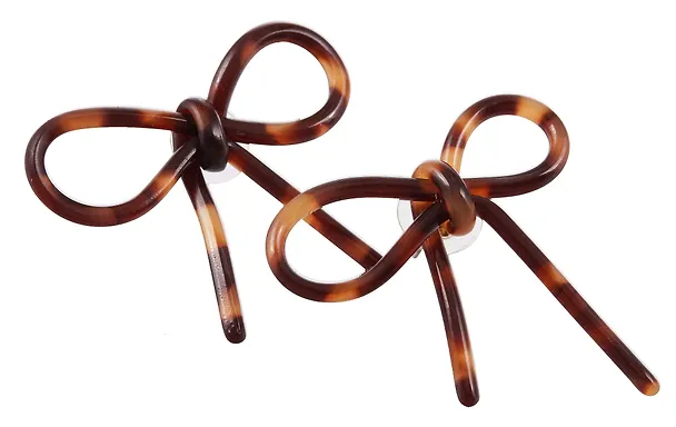 Сережки «Бантики», 2 штуки, акрил, Lafilaf 3104678 — 4