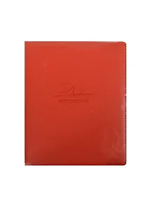 Дневник шк. "КРАСНЫЙ" 7БЦ, искусств.кожа, тиснение блинт, универс.шпаргалка, Феникс