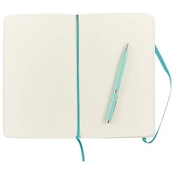 Книга для записей Moleskin Classic Soft, мягкая обложка, светло-бирюзовая, 96 листов, А5 249420 — 3