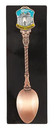 Ложка металлическая фольга "Великий Новгород. Памятник "1000-летие России" цвет бронза 3040829