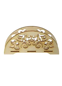 Салфетница Узоры (2150374) (16,7х3,6х8см) (игрушка из дерева) (упаковка)
