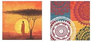 Набор салфеток для декупажа "Африканский закат" 2шт.