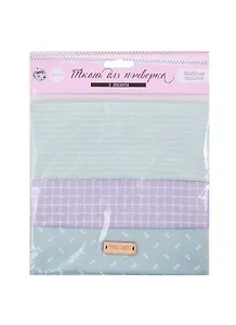 Ткань для пэчворка 3 лоскута  «Мята», 50х50см  5372543