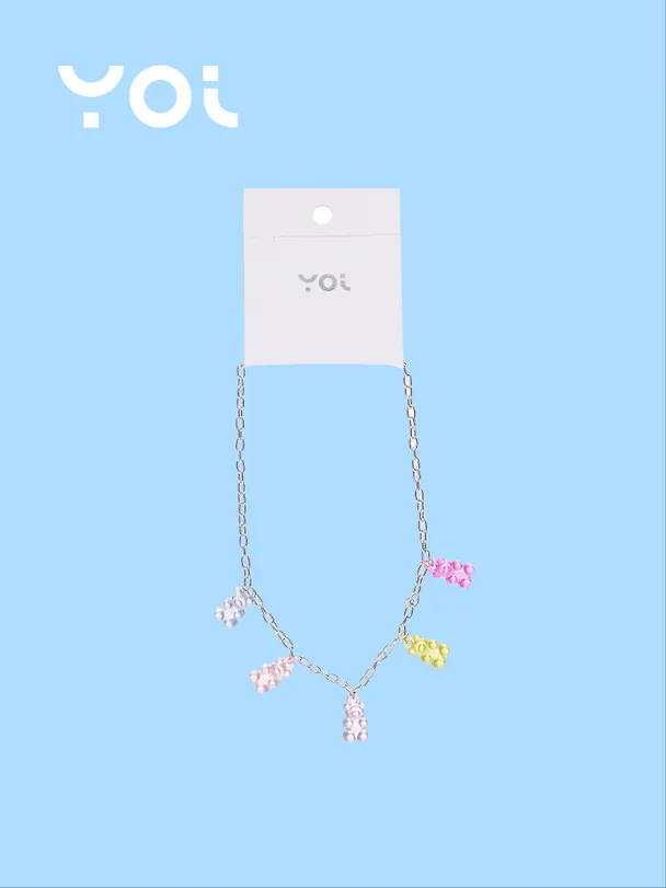 Цепочка Yoi, "Мишки", 48 см 3010208 — 3