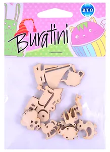 Набор декоративных элементов "Мои любимые игрушки"