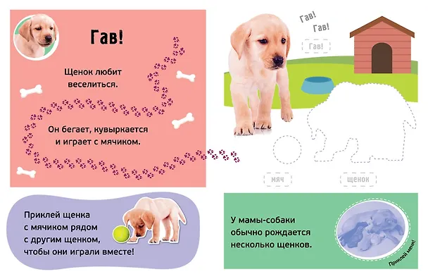 Книга Гав! Детёныши () — 2