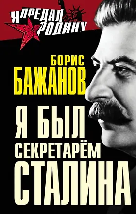 Книга Я был секретарем Сталина (Борис Бажанов)
