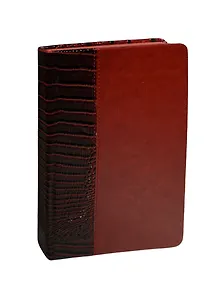 Ежедневник недат. А5 160л "Сариф" бордо / "Аллигатор" бордо, обл.поролон, офсет, ляссе, закругл.углы, цветной обрез, Escalada