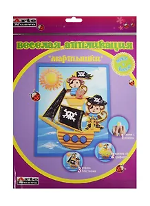 Набор Веселая аппликация Мартышки (DT-1008-29) (д/дет. творч.) (3+) (упаковка)