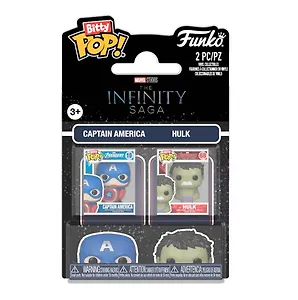 Набор Funko Bitty POP! Marvel Infinity Saga Captain America & Hulk 2шт 94214