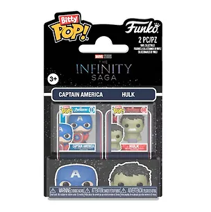 Набор Funko Bitty POP! Marvel Infinity Saga Captain America & Hulk 2шт 94214 3174551