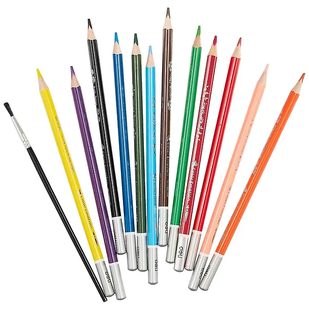 Карандаши цветные Deli, Color Emotion, акварельные 12 цветов 258905 — 2
