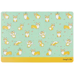 Покрытие на стол «Corgi's life», А4 252253