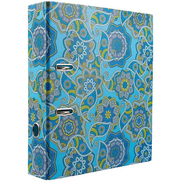 Папка архивная 70мм А4 "Enigma" арочн.механизм, голубой 259027 — 1