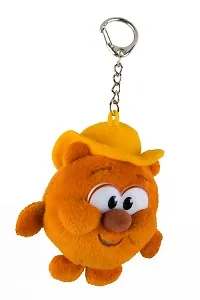 Сувенир, Брелок, Смешарики, Копатыч, мягкий, с металлическими элементами